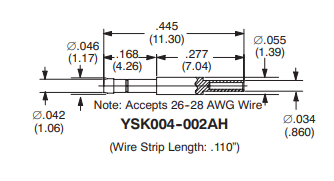 Hypertronics YSK004-002AH小型母接觸插座 現(xiàn)貨 Hypertronics YSK004-002AH小型母接觸插座 現(xiàn)貨