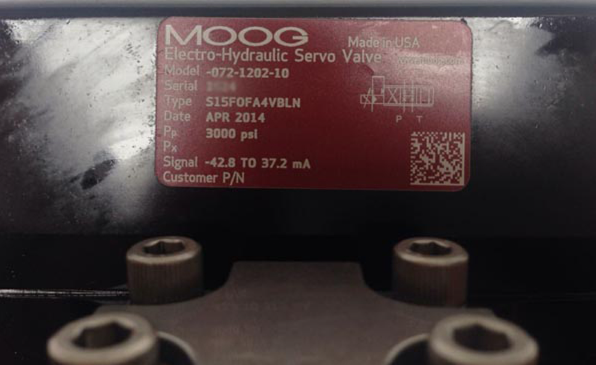 MOOG伺服閥 MOOG伺服閥