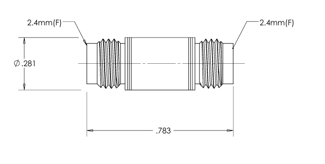 溫徹斯特Winchester TRU-11244連接器尺寸圖